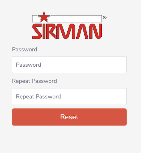 Reset password